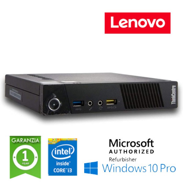 PC Lenovo ThinkCentre M83 Tiny Core i3-4160T 3.1GHz 8Gb 128Gb SSD Windows 10 Professional