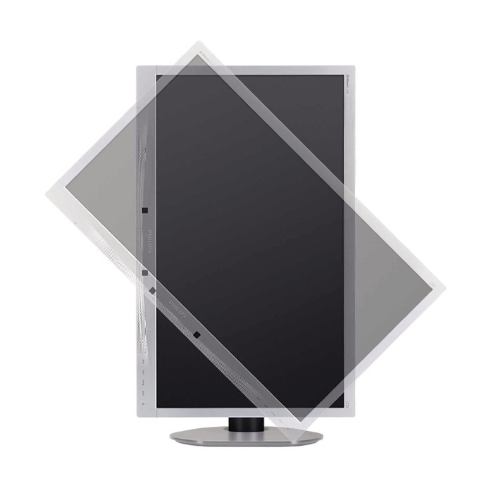 Monitor Philips Brilliance 241B4L 24 Pollici 1920x1080 Full-HD USB VGA DVI DP Black Silver