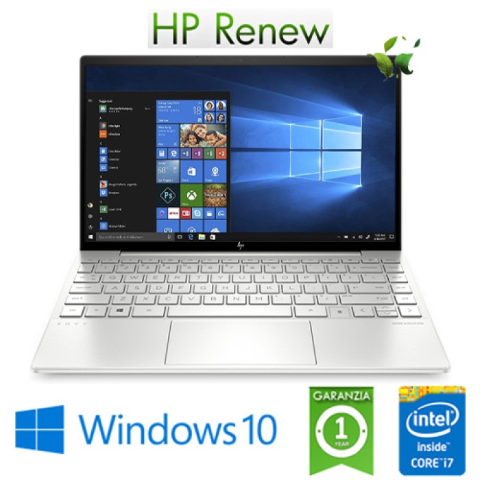 Notebook HP ENVY 13-ba0018nl Core i7-1065G7 1.3GHz 8Gb 512Gb SSD 13.3' TS FHD BV LED Windows 10 HOME
