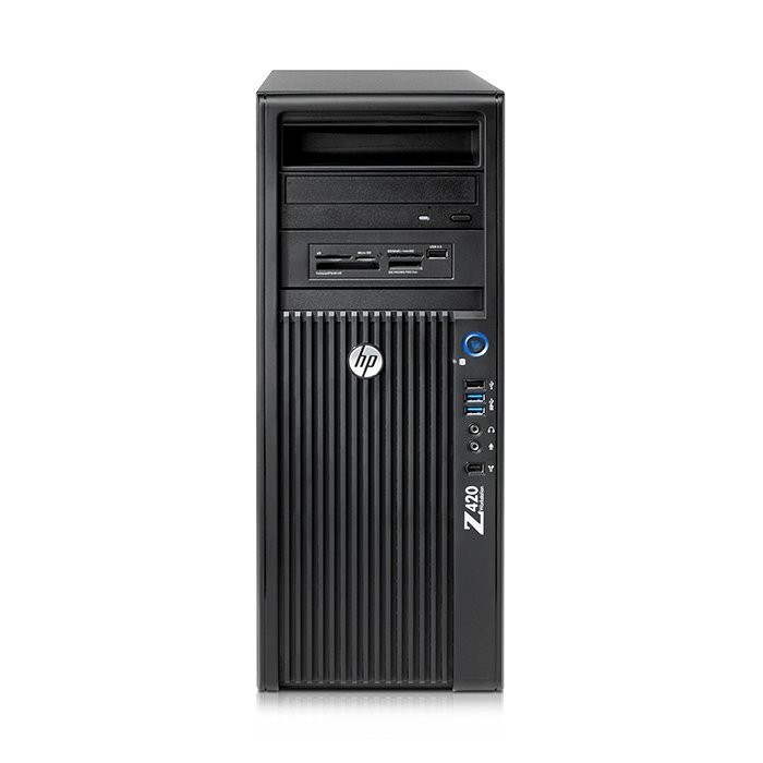 Workstation HP Z420 Xeon Six Core E5-2640 2.5GHz 32Gb 240Gb SSD DVD Nvidia Quadro 2000 1Gb Windows 10 Pro.