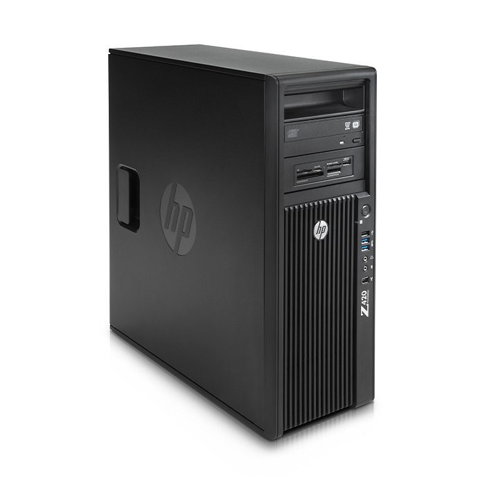 Workstation HP Z420 Xeon Six Core E5-2640 2.5GHz 32Gb 240Gb SSD DVD Nvidia Quadro 2000 1Gb Windows 10 Pro.