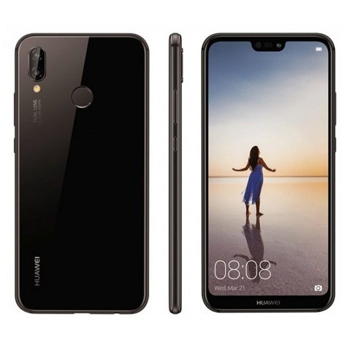 Smartphone Huawei P20 Lite 64GB 5.8' LTPS IPS LCD 16MP Black [Grade A]