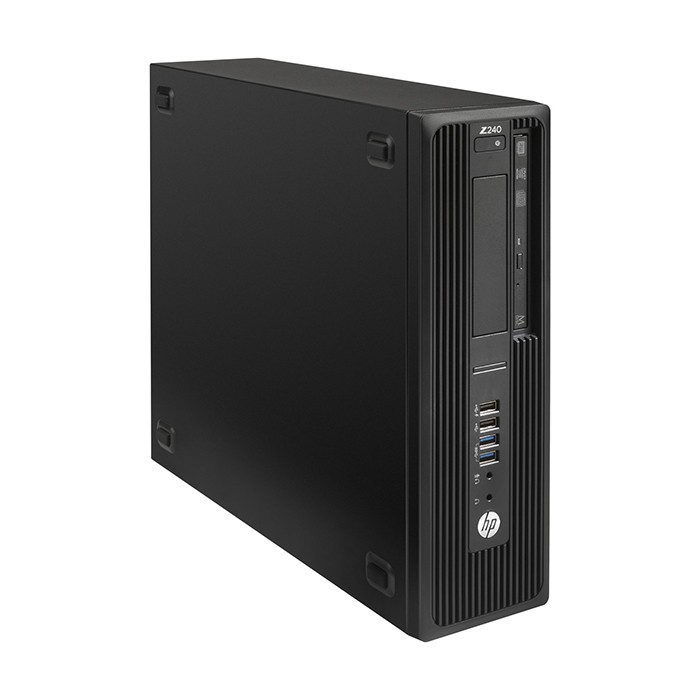 Workstation HP Z240 SFF Xeon E3-1240 V5 3.5GHz 16Gb 256Gb SSD DVD-RW FirePro W5100 Windows 10 Pro.