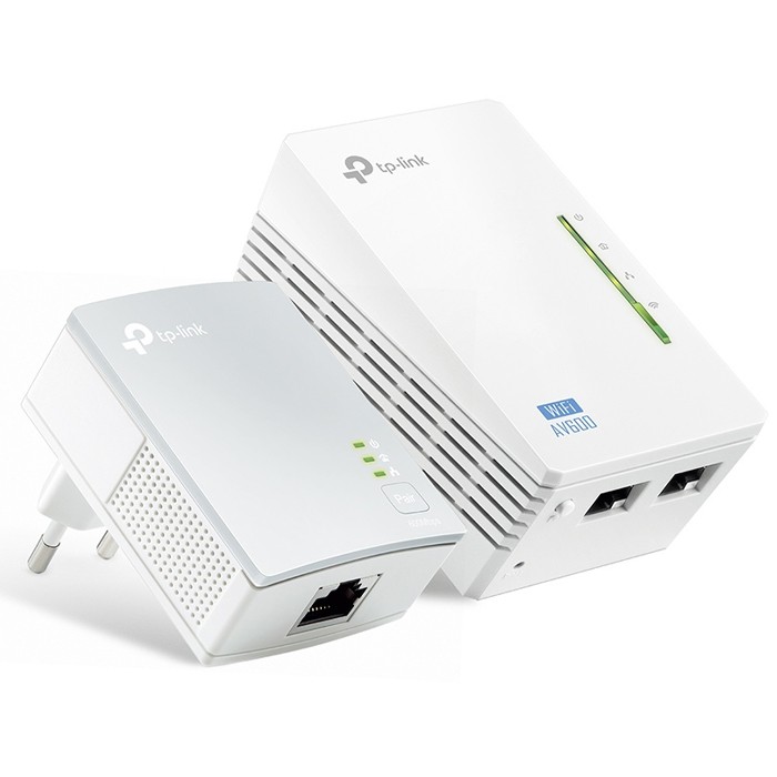 TP-Link TL-WPA4220 KIT Starter Kit Powerline AV600 + Wi-Fi N 300Mbps con 2 porte Fast Ethernet