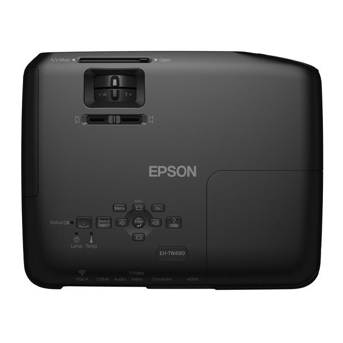 Videoproiettore Epson EH-TW490 3000 ANSI lumen 3LCD WXGA 1280x800 Black