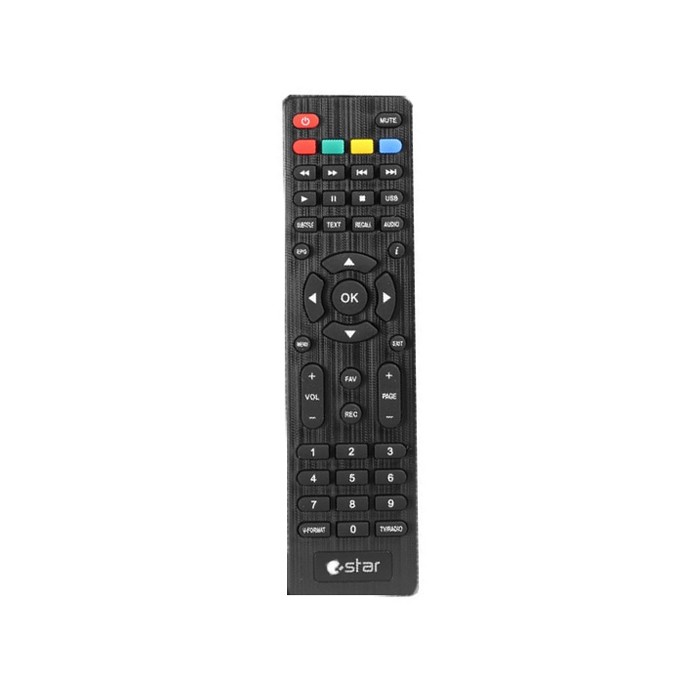 Decoder Digitale Terrestre E-Star T2-618 UHD DVBT-2 RJ45 USB 2.0 HEVC Main 10 Nero