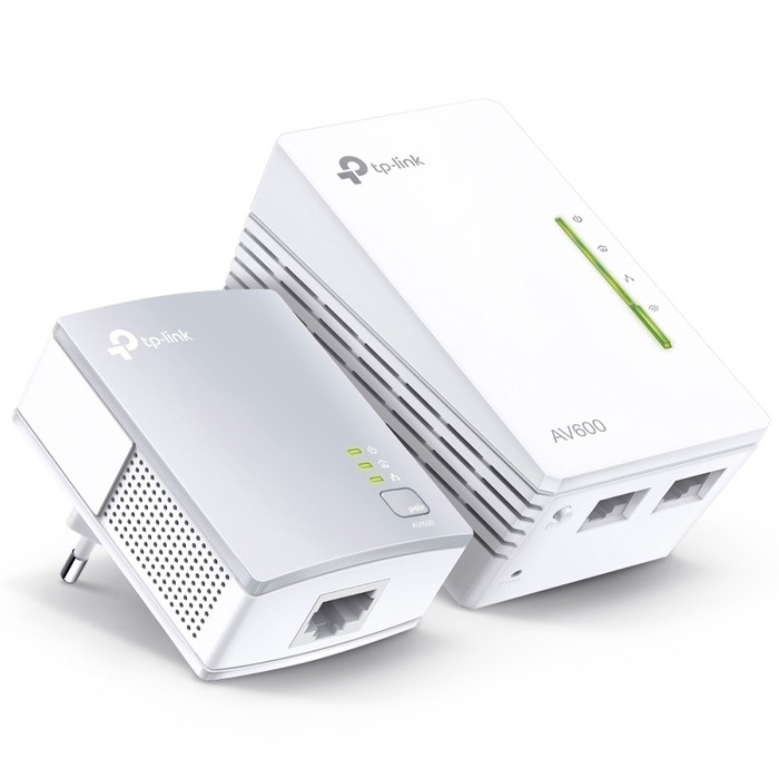 TP-Link TL-WPA4221 KIT Starter Kit Powerline AV600 + Wi-Fi 600Mbps con 2 porte Fast Ethernet
