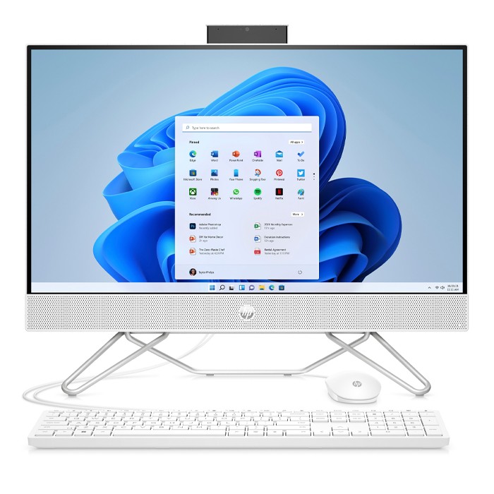 PC HP All in One 24-cb1052nl Core i5-1235U 1.3GHz 8GB 512GB SSD 24' Full-HD LED Windows 11 Home