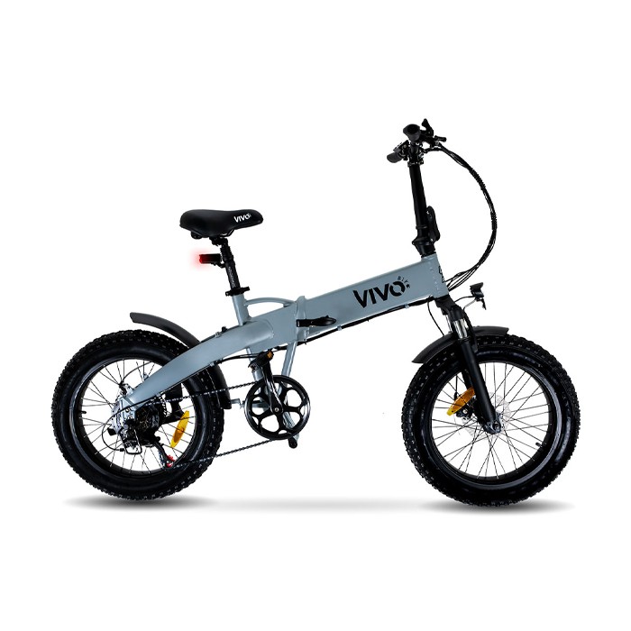 Vivobike FAT BIKE M-VF1G 250 Watt 70 Km Autonomia LCD Black Gray Alluminio [NUOVO]