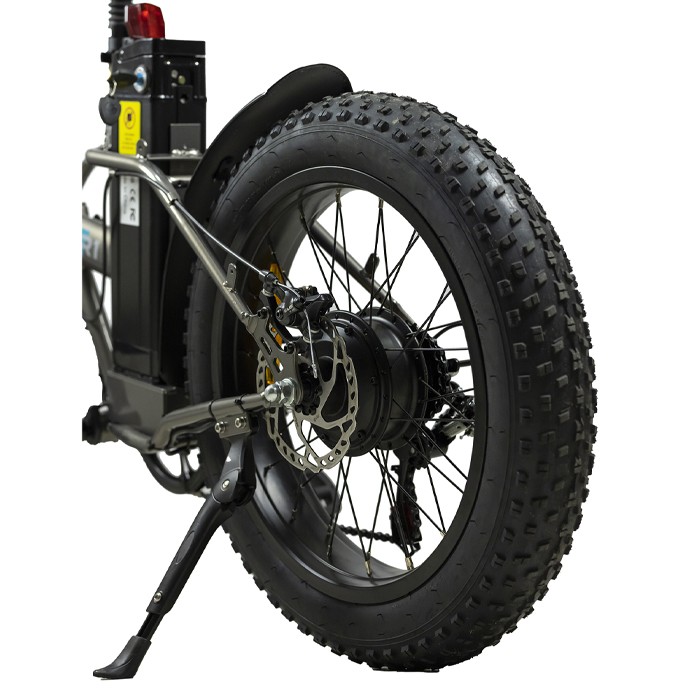Vivobike FAT BIKE M-VR122 250 Watt 35 Km Autonomia LCD Gray Acciaio [NUOVO]