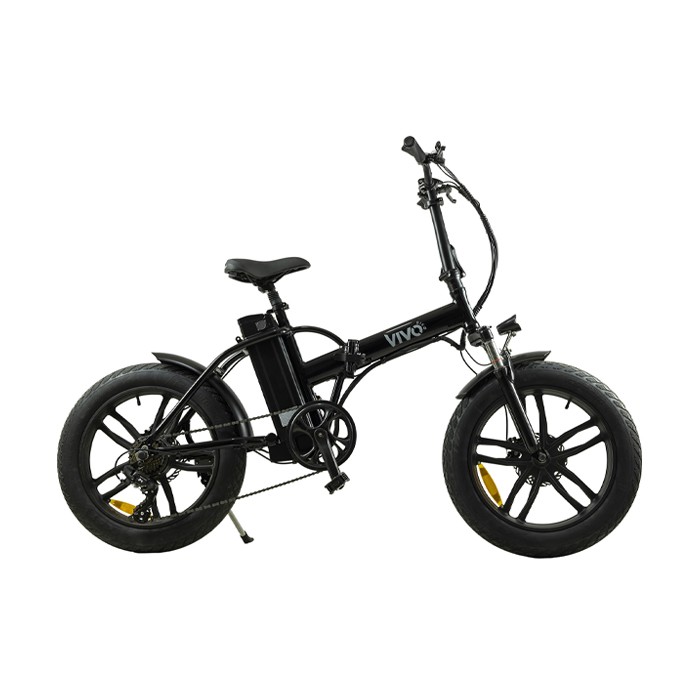 Vivobike FAT BIKE M-VR222 250 Watt 35 Km Autonomia LCD Black Alluminio [NUOVO]