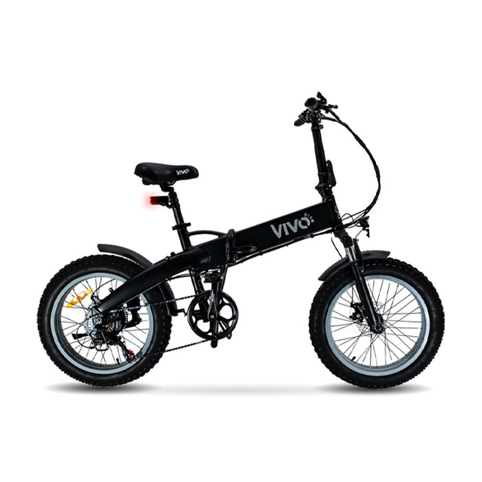 Vivobike FAT BIKE M-VF21GR 250 Watt 60 Km Autonomia LCD Gray Alluminio [NUOVO]