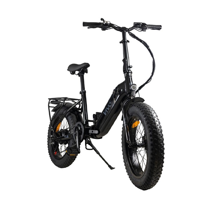 Vivobike FAT BIKE M-VT422B 250 Watt 30 Km Autonomia LCD Black Alluminio [NUOVO]
