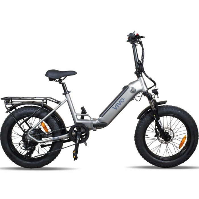 Vivobike FAT BIKE M-VT4S22 250 Watt 50 Km Autonomia LCD Gray Alluminio [NUOVO]
