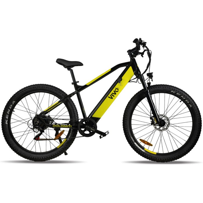 Vivobike MOUNTAIN BIKE M-VD275 250 Watt 40 Km Autonomia LCD Black Yellow Alluminio [NUOVO]