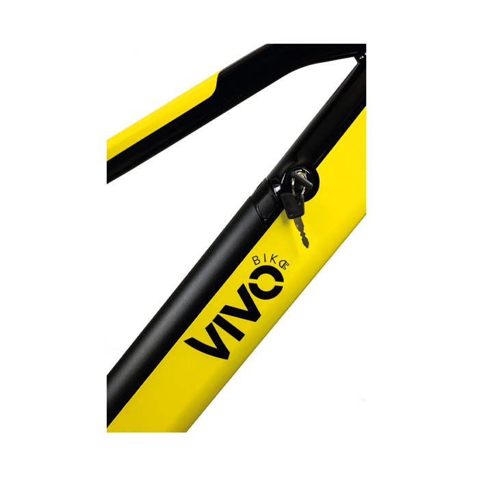 Vivobike MOUNTAIN BIKE M-VD275 250 Watt 40 Km Autonomia LCD Black Yellow Alluminio [NUOVO]