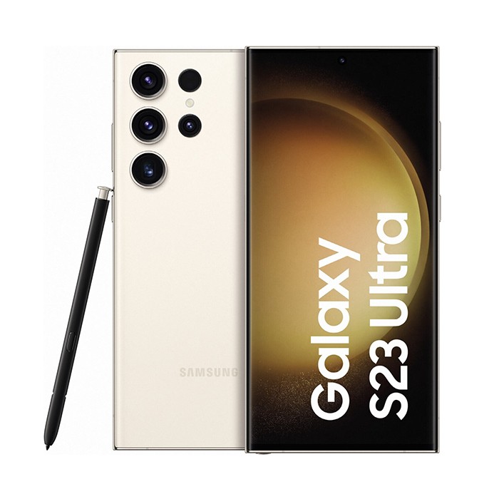Smartphone Samsung Galaxy S23 Ultra 5G SM-S918B 512GB 6.8' Dynamic AMOLED 2X 200MP Cream [Grade A]