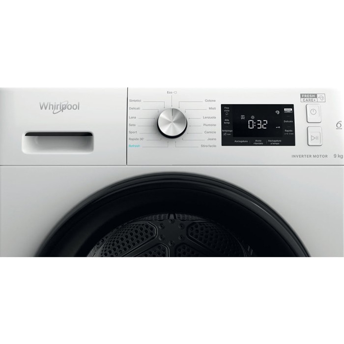 Asciugatrice Caricamento frontale Whirlpool FFTN M22 9X3B IT 9 kg A+++ Bianco