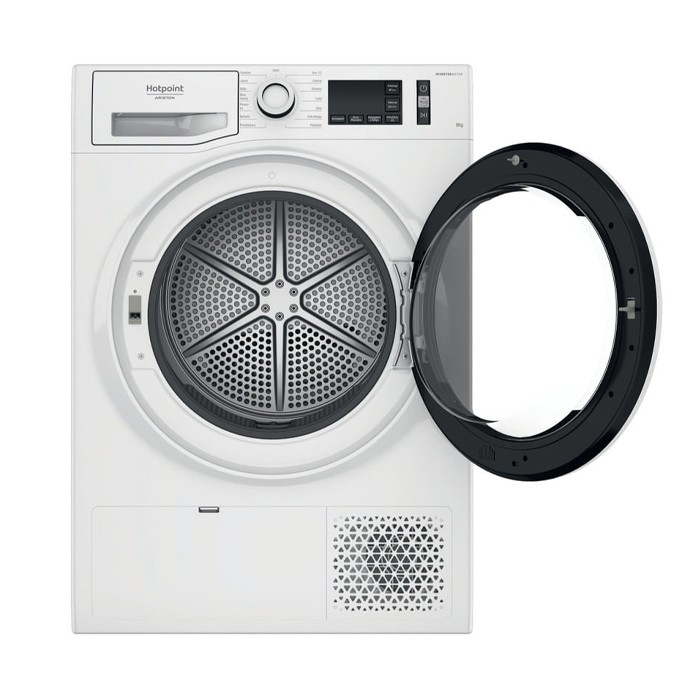 Asciugatrice Caricamento frontale Hotpoint EU NTDG83 WK IT 8 kg A+++ Bianco