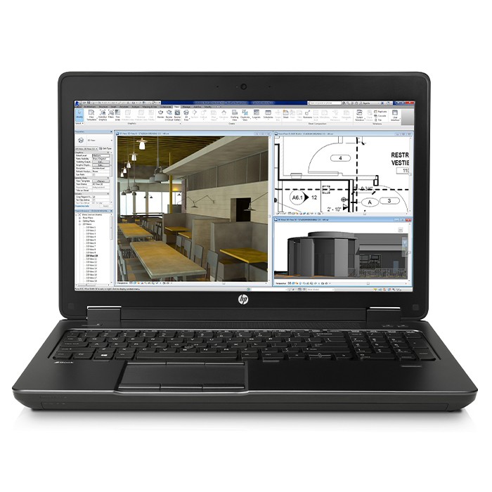 Mobile Workstation HP ZBook 15 G2 Core i7-4810MQ 16GB 256GB SSD 15.6' Quadro K1100M 2GB Win 10 Pro [Grade C+]
