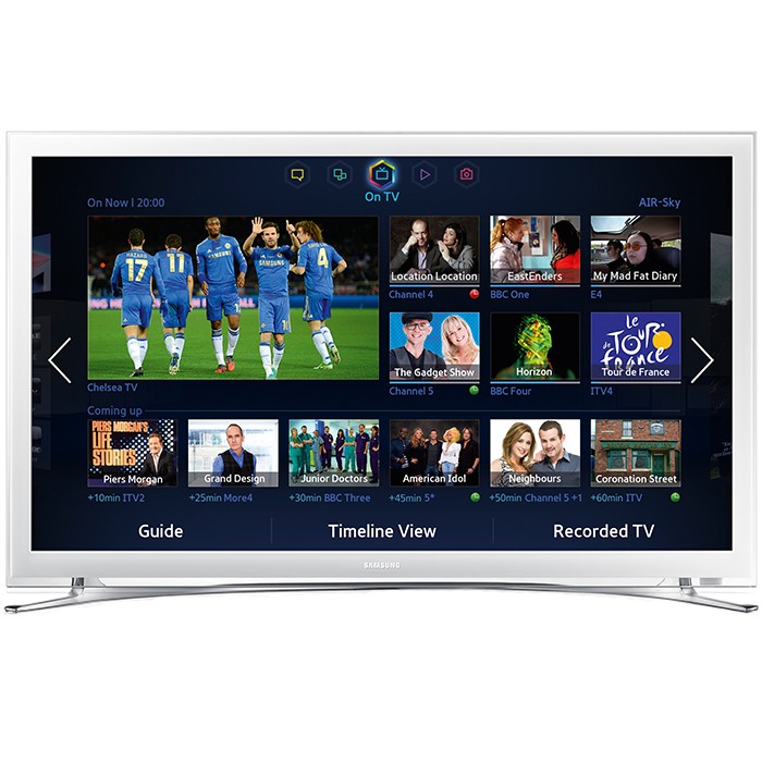 TV Samsung UE22F5410AY 22 Pollici 1920x1080 Full-HD Smart TV LED DVB-T White