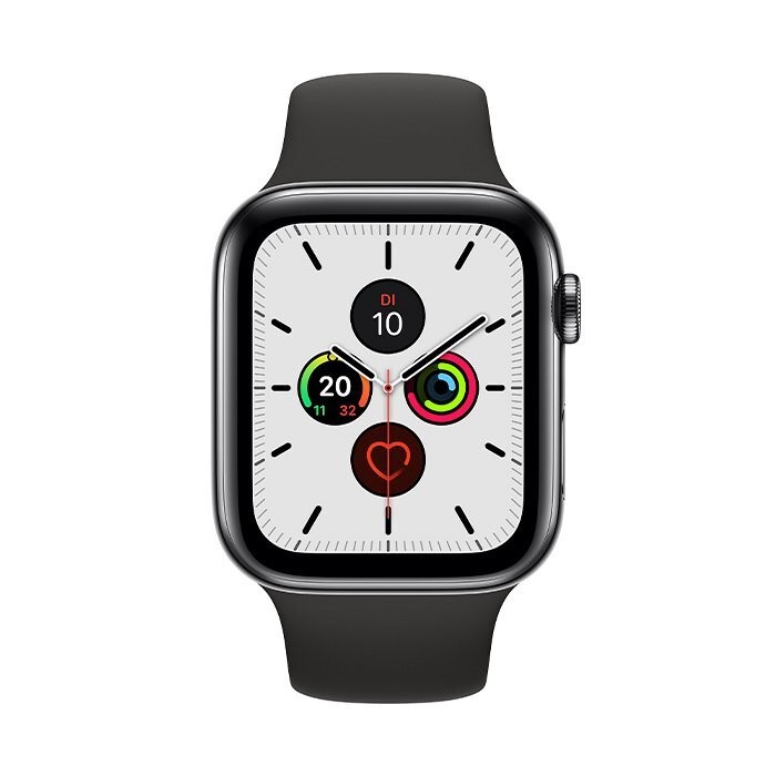 Smartwatch Apple Watch Series 5 (A2093) 44mm OLED Touchscreen WiFi GPS SpaceGray [Grade B]