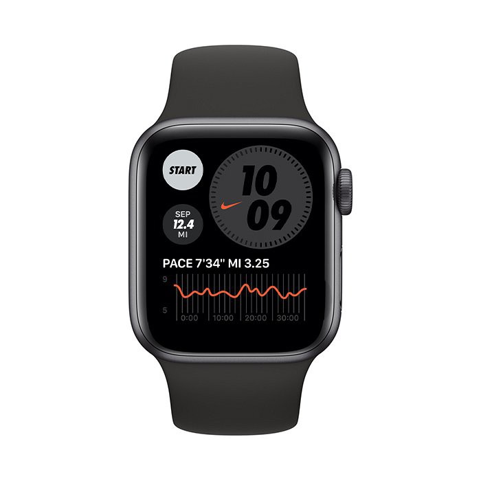 Smartwatch Apple Watch 6 Cellular (A2376) 44mm OLED Touchscreen WiFi LTE GPS SpaceGray [Grade B]