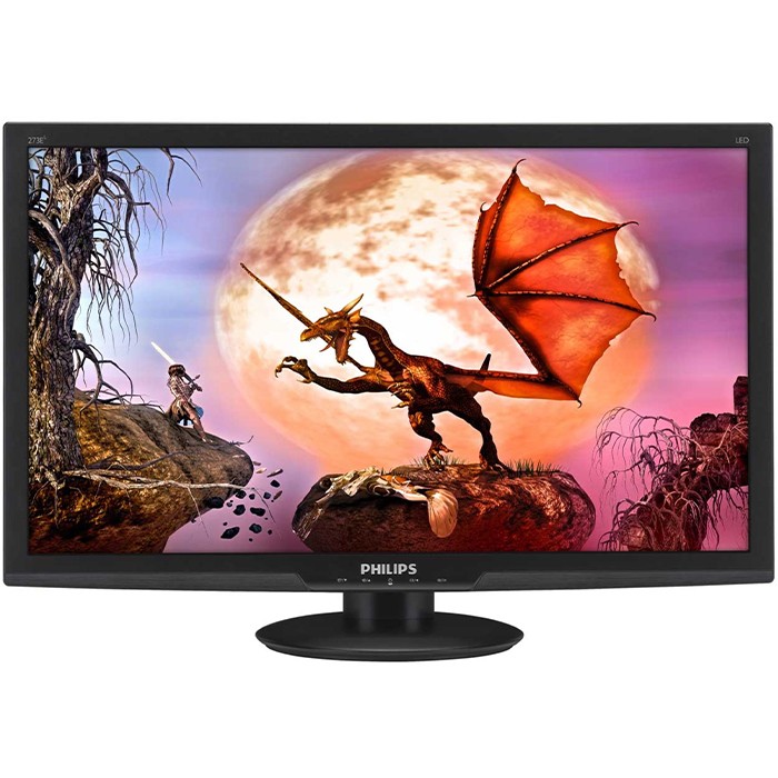 Monitor Philips 273E3L 27 Pollici 1920x1080 Full-HD VGA DVI Black