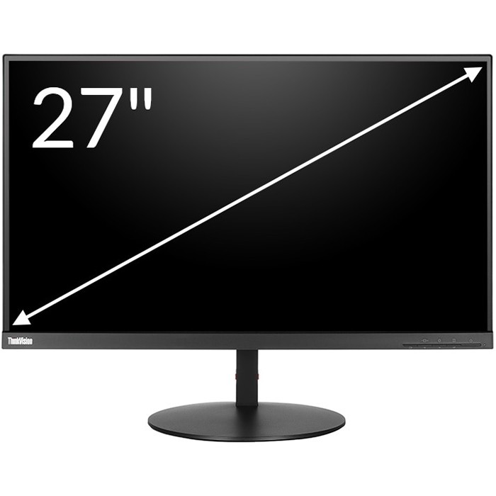 Monitor Lenovo ThinkVision P27Q-10 27 Pollici 2560x1440 2K QHD LED USB HDMI DP Black