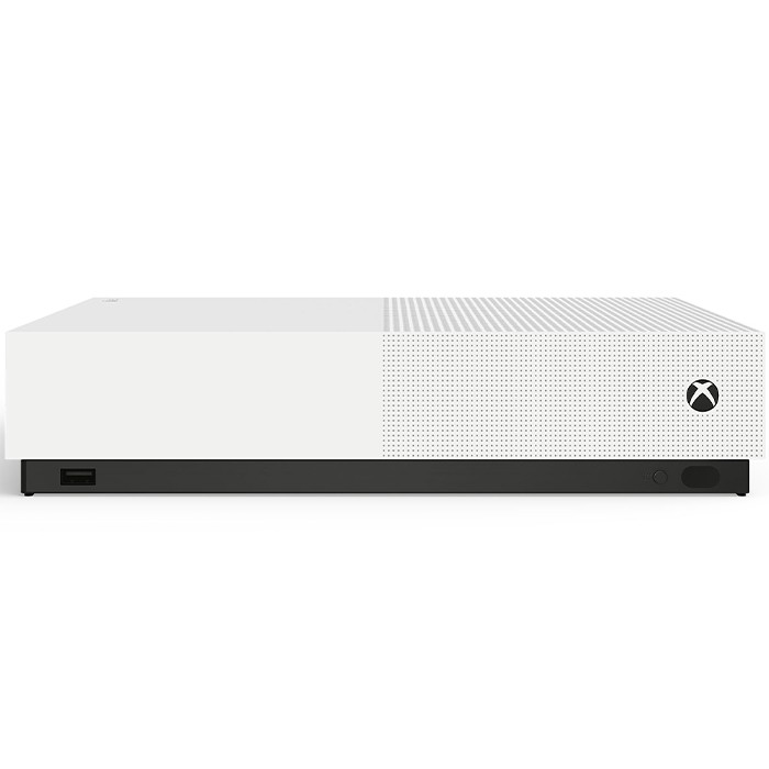 Console Microsoft Xbox One S 1TB HDD 4K Ultra HD Blu-Ray/DVD No Controller White