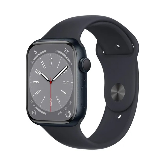 Smartwatch Apple Watch Series 8 GPS (A2771) Aluminium 45mm 32GB OLED Touchscreen Midnight [Grade C+]