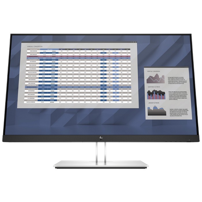 Monitor HP EliteDisplay E27 G4 27 Pollici 1920x1080 Full-HD USB VGA HDMI DisplayPorts Black