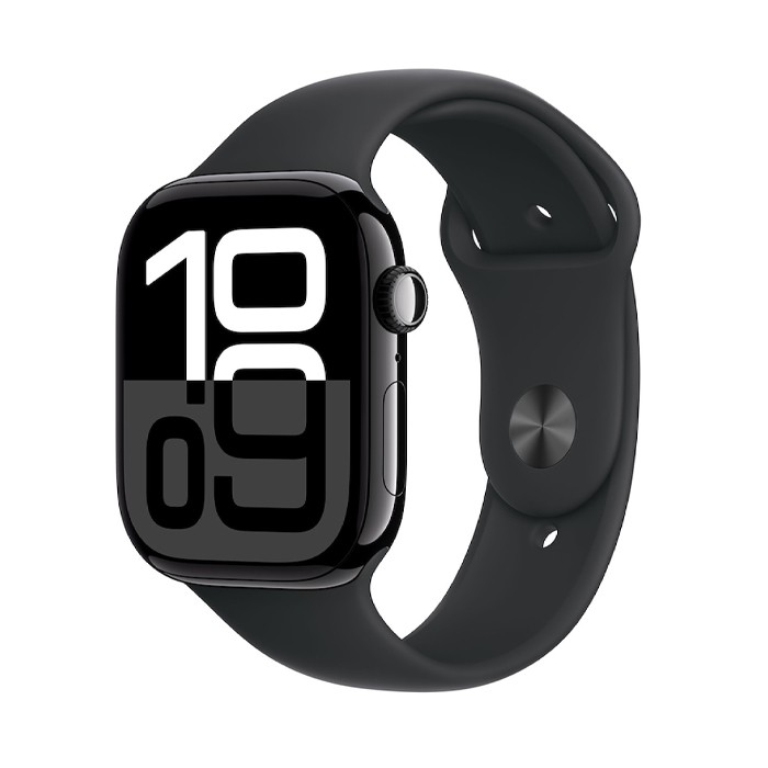 Smartwatch Apple Watch Series 10 GPS (A2999) Aluminium 46mm 64GB OLED Touchscreen JetBlack [Grade B]