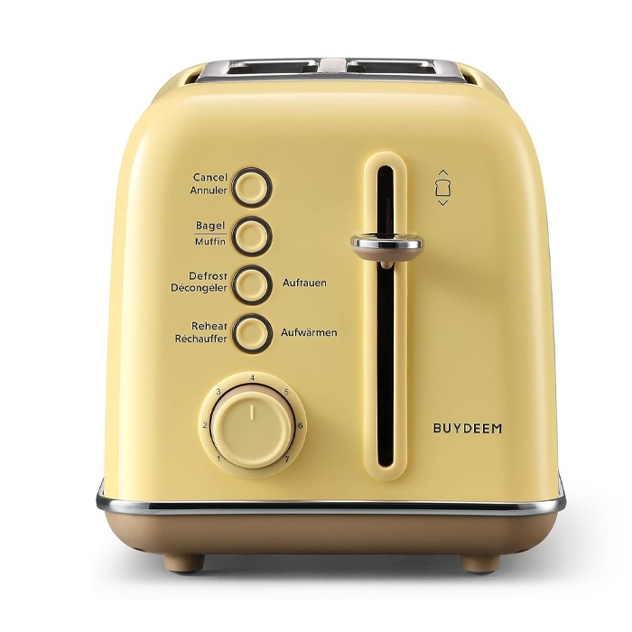 Buydeem Buydeem DT620E Tostapane Elettrico 900W 2 fessure 3,5 cm