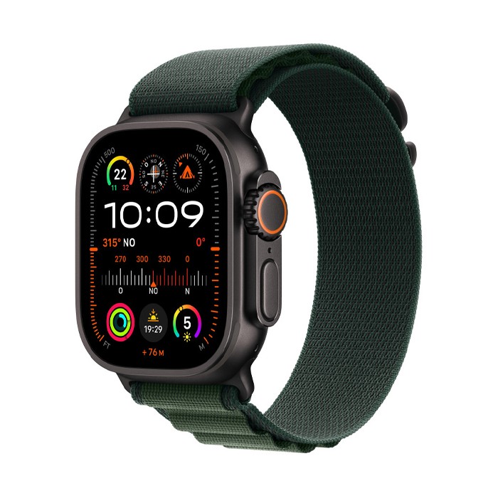 Smartwatch Apple Watch Ultra 2 GPS (A2986) LTE GPS 49mm 64GB OLED Trail Loop Black Green [Grade A]