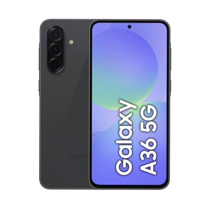 Smartphone Samsung Galaxy A36 5G SM-A366B 256GB 6.7' SuperAMOLED 50MP Black [Grade A]