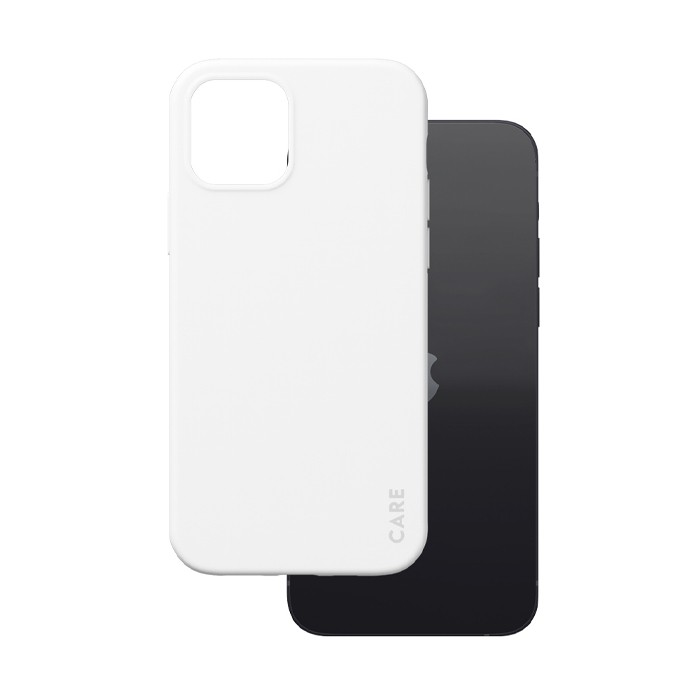 Cover PanzerGlass CARE Fashionable White Orchid iPhone 12 Bianco