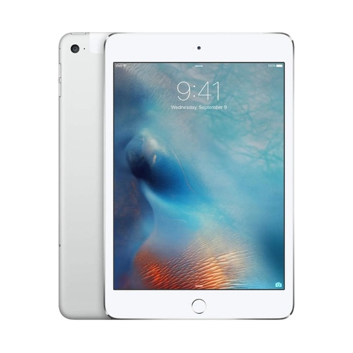 Apple iPad Mini 4 (A1550) 64GB SpaceGray 2015 7.9' MK892B/A WiFi+LTE 4G Cellular Argento [Grade B]