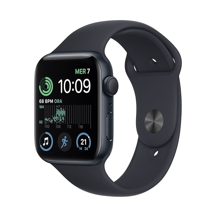 Smartwatch Apple Watch SE 2nd Gen. (A2723) GPS Aluminium 44mm 32GB OLED Touchscreen Midnight [Grade A]