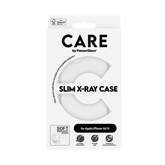 Cover PanzerGlass trasparente CARE Fashionable X-Ray Sot Basic Apple iPhone 13 | 14 [5715685012440]