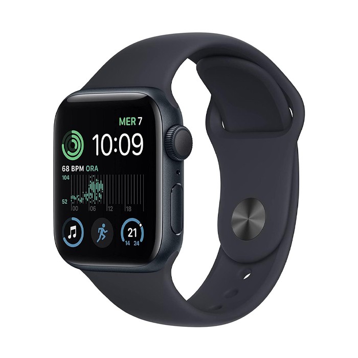 Smartwatch Apple Watch SE 2nd Gen. (A2722) GPS Aluminium 40mm 32GB OLED Touchscreen Midnight [Grade C+]