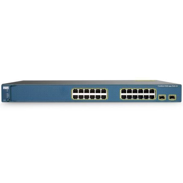 Cisco Catalyst WS-C3560V2-24PS-S V07 switch di rete Gestito Gigabit Ethernet (10/100/1000) 1U Nero