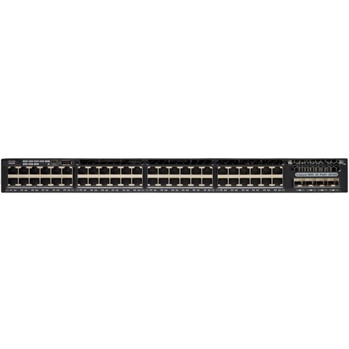 Cisco Catalyst WS-C3650-48TQ-S V01 switch di rete Gestito L3 Gigabit Ethernet (10/100/1000) 1U Nero