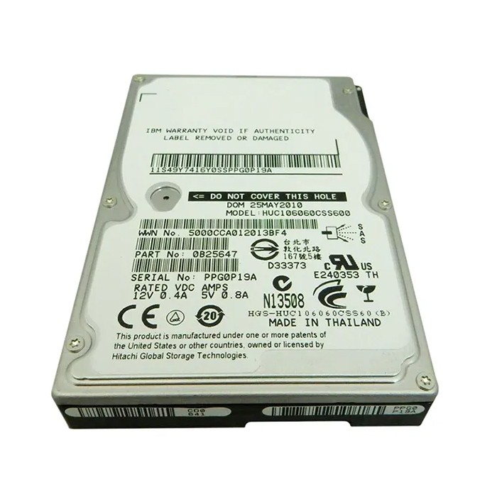 Hard Drive IBM 0B25647 600GB 10K RPM SAS 64MB Cache 6.0Gbps SAS 2.5'