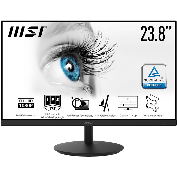 Monitor MSI MP242 24 Pollici 1920x1080 Full-HD VGA HDMI Black