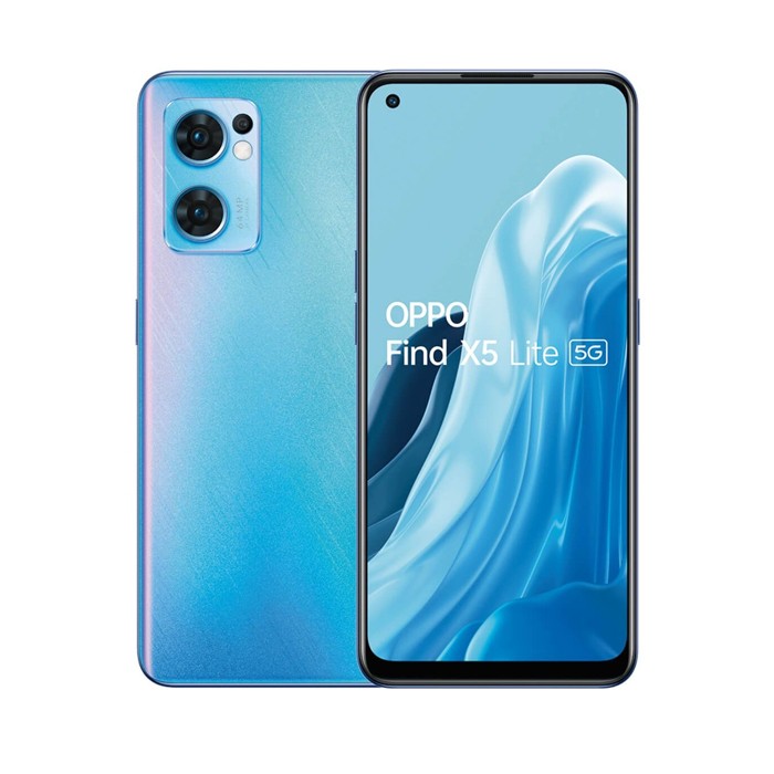 Smartphone Oppo Find X5 Lite 5G CPH2371 256GB 6.4' AMOLED 64MP Blue [Grade C+]