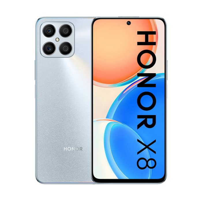 Smartphone Honor X8 128GB 6.7' LTPS LCD 64MP Silver [Grade A]