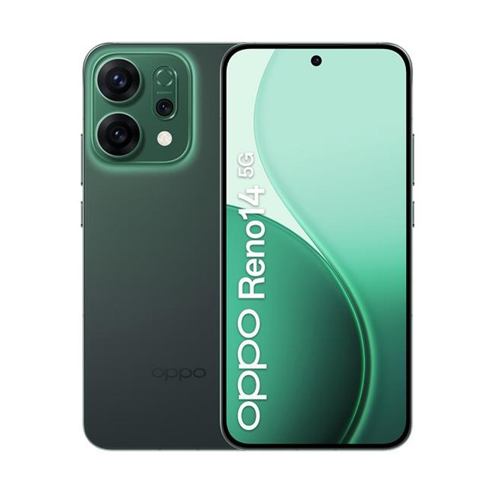 Smartphone Oppo Reno14 5G CPH2737 256GB 6.59' AMOLED 50MP Green [Grade A]
