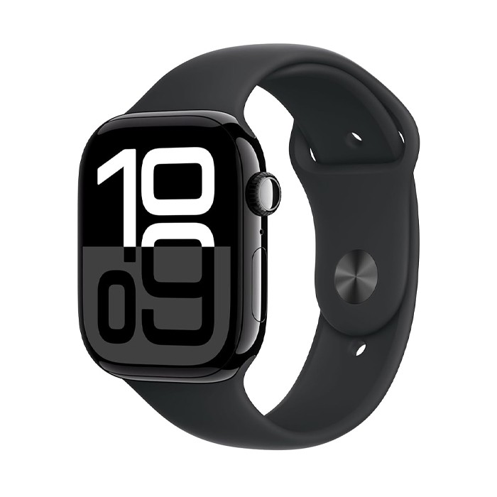 Smartwatch Apple Watch Series 10 GPS (A2999) Aluminium 46mm 64GB OLED Touchscreen Black [Grade A]