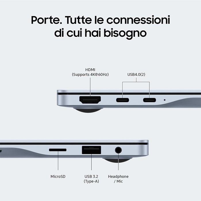 Notebook Samsung Galaxy Book4 Edge Copilot+ Snapdragon X1E-80-100 16GB 512GB SSD 14' Win 11 Home Graphite